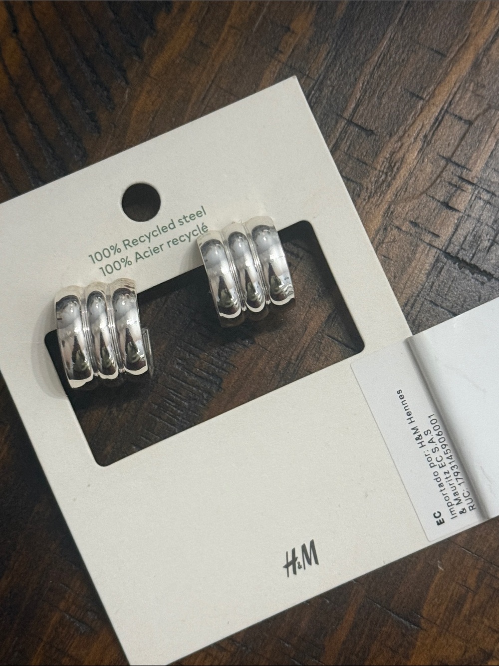 H&M Silver Hoop Earrings